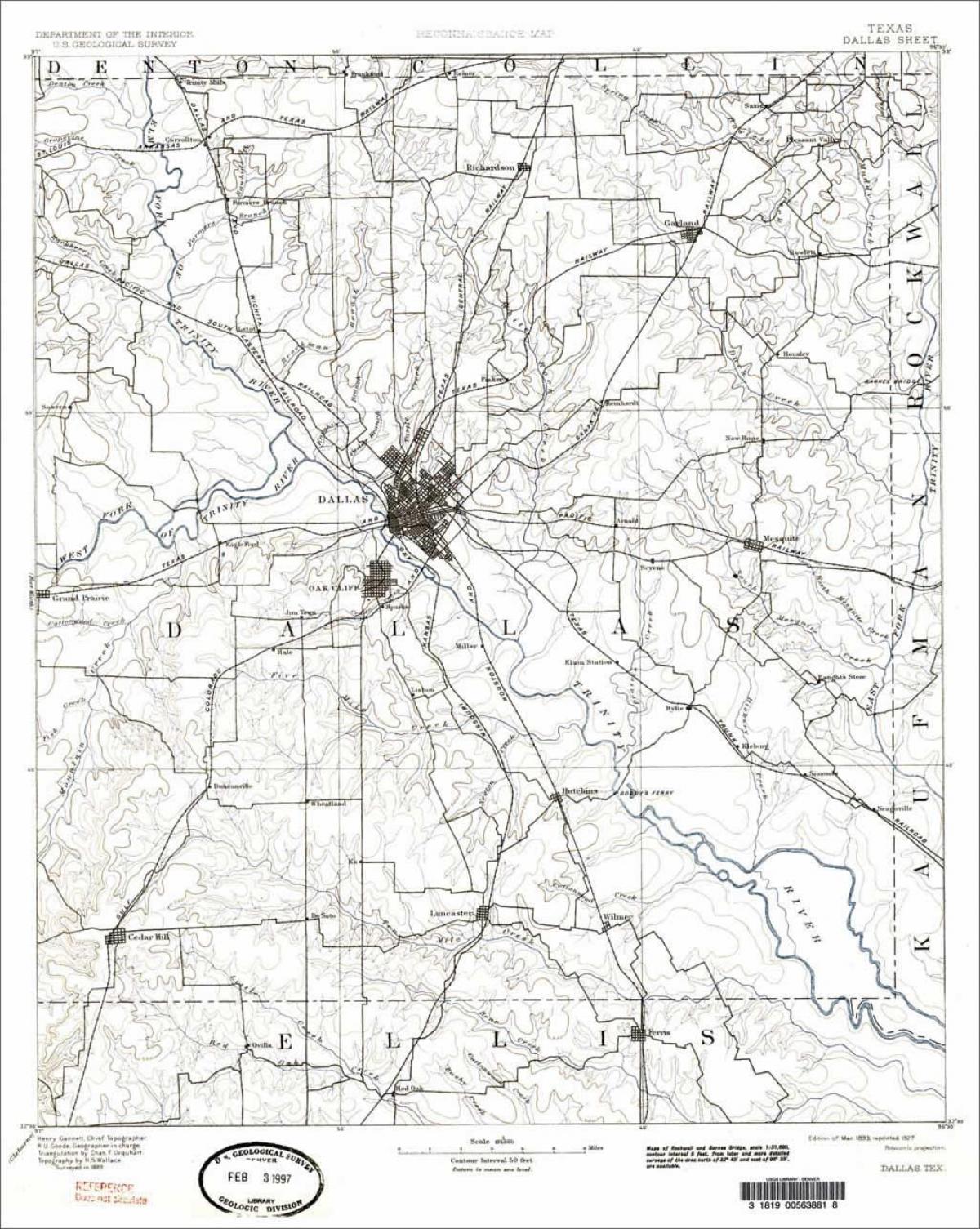 Dallas, Teksas mapie