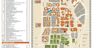 Uniwersytet Teksasu w Dallas mapie