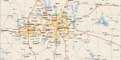 Dallas / Fort Worth the metroplex mapie