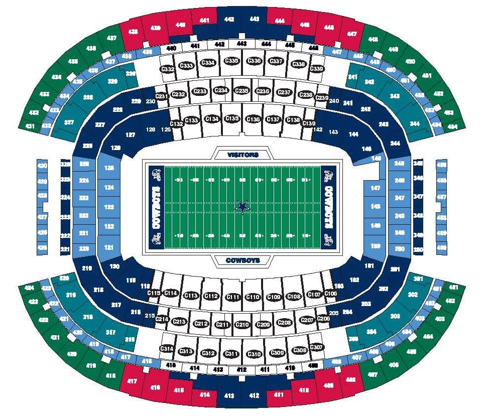 Stadion cowboys mapie