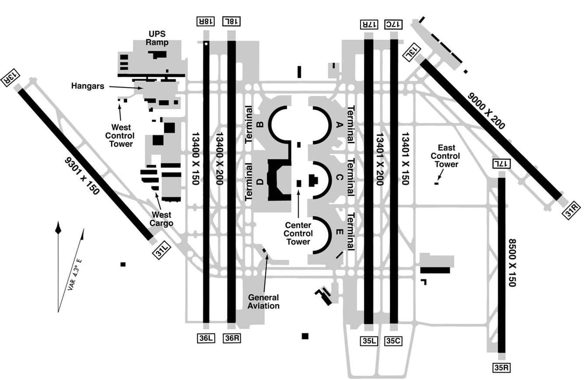 mapa Dallas